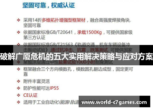 破解广厦危机的五大实用解决策略与应对方案